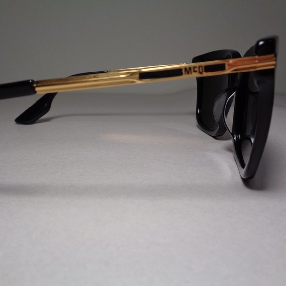 McQ by Alexander McQueen MQ0055S Black Gold New Women\'s Sunglasses main image 6
